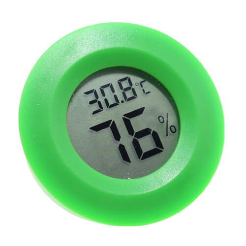 3Pièces Thermomètre Humidité 2-En-1 Vert Pour
