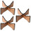 3Pièces Support Amovible Tongue Drum Sol Bois Clair Résistant 7