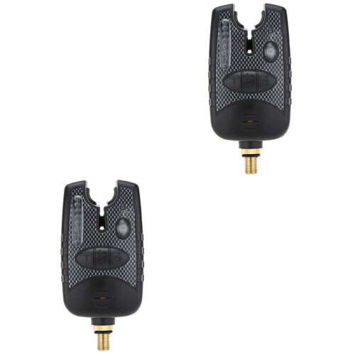 2Pièces Carpe Électronique Noir Avec Indicateur LED Innovant 2