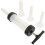5Sets Handheld Sausage Stuffer Kitchen Tool White Manual Meat Filler 3