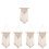 5Pcs Beige Bohemian Macrame Wall Hanging Woven Tapestry Decor 5
