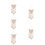 5Pcs Beige Bohemian Macrame Wall Hanging Woven Tapestry Decor 11