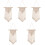 5Pcs Beige Bohemian Macrame Wall Hanging Woven Tapestry Decor 3