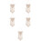 5Pcs Beige Bohemian Macrame Wall Hanging Woven Tapestry Decor 7
