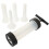 5Sets Handheld Sausage Stuffer Kitchen Tool White Manual Meat Filler 2