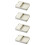4Pcs Multi-Function White Pot Lid Rack Kitchen Spoon Rest Organizer 8