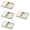 4Pcs Multi-Function White Pot Lid Rack Kitchen Spoon Rest Organizer 7