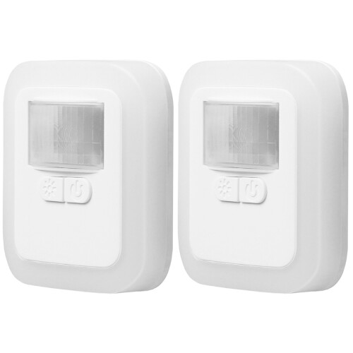 2Pcs Wireless WiFi Camera White 1080P Home Security with Two-Way Audio 1