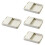 4Pcs Multi-Function White Pot Lid Rack Kitchen Spoon Rest Organizer 6