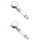 2Pcs Water Powered LED Shower Head with Filter Multi-Color Shower Wand 8