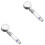 2Pcs Water Powered LED Shower Head with Filter Multi-Color Shower Wand 6