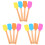 12Pcs Multicolor Silicone Spatula Set Non-Stick Baking Scraper Tools 2