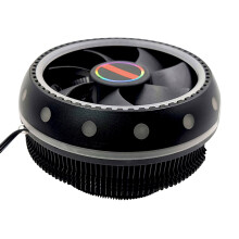3Pcs Aluminum Computer Cooler Fan Black Quiet Low Power CPU Radiator