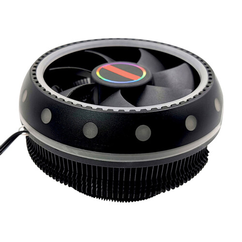 3Pcs Aluminum Computer Cooler Fan Black Quiet Low Power CPU Radiator