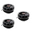 3Pcs Aluminum Computer Cooler Fan Black Quiet Low Power CPU Radiator 9
