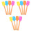 12Pcs Multicolor Silicone Spatula Set Non-Stick Baking Scraper Tools 3