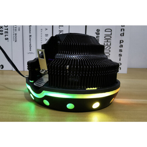 3Pcs Aluminum Computer Cooler Fan Black Quiet Low Power CPU Radiator 1