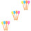 12Pcs Multicolor Silicone Spatula Set Non-Stick Baking Scraper Tools 5