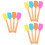 12Pcs Multicolor Silicone Spatula Set Non-Stick Baking Scraper Tools 6