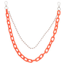 2Pcs Orange Waist Chain Jewelry Stylish Lightweight Metal Decoration