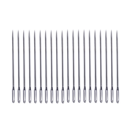 200Pcs Anti-Rust Silver Large Eye Stitch Needles for Yarn Use
