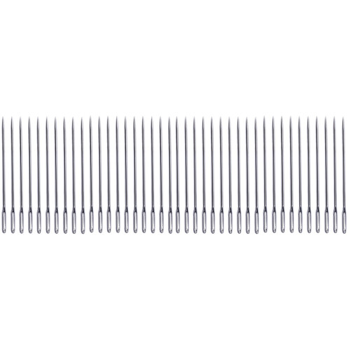 200Pcs Anti-Rust Silver Large Eye Stitch Needles for Yarn Use 1