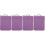 4Pièces Sacoche Ordinateur Violet Fine Protection Splash Résistante 11