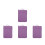 4Pièces Sacoche Ordinateur Violet Fine Protection Splash Résistante 6
