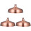 3Pcs Durable Copper Shower Nozzle Easy Install Bathroom Spray Head 10