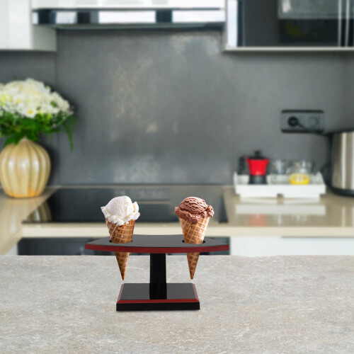 2Stk Cone Rack Bunt, Stabiler Stk Eiscremehalter Für & Restaurant 2