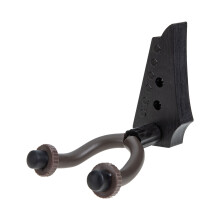 4Pcs Lightweight Guitar Hangers Wall Mount Black Violin Ukulele Holder