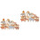 2Sets Wooden Stack Blocks for Kids Assorted Color Animal Blocks Toy 4