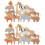 2Sets Wooden Stack Blocks for Kids Assorted Color Animal Blocks Toy 5