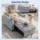 Homcom HOMCOM 3-in-1 Sofa Bed, Convertible Sleeper Chair with Adjustable Backrest 6