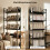 Homcom (Black) HOMCOM Bookcase Anti-Slip Design 5-Tier 4