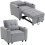 Homcom HOMCOM 3-in-1 Sofa Bed, Convertible Sleeper Chair with Adjustable Backrest 2