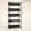 Homcom (Black) HOMCOM Bookcase Anti-Slip Design 5-Tier 3