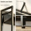 Homcom (Black) HOMCOM Bookcase Anti-Slip Design 5-Tier 7