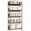 Homcom (Brown) HOMCOM Bookcase Anti-Slip Design 5-Tier 2
