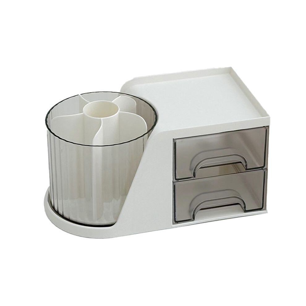 Nail Art Tools Storage Box Cotton Swab Container Nail Accessories Makeup Brush Organizer Box Nail Brush Pen Holder