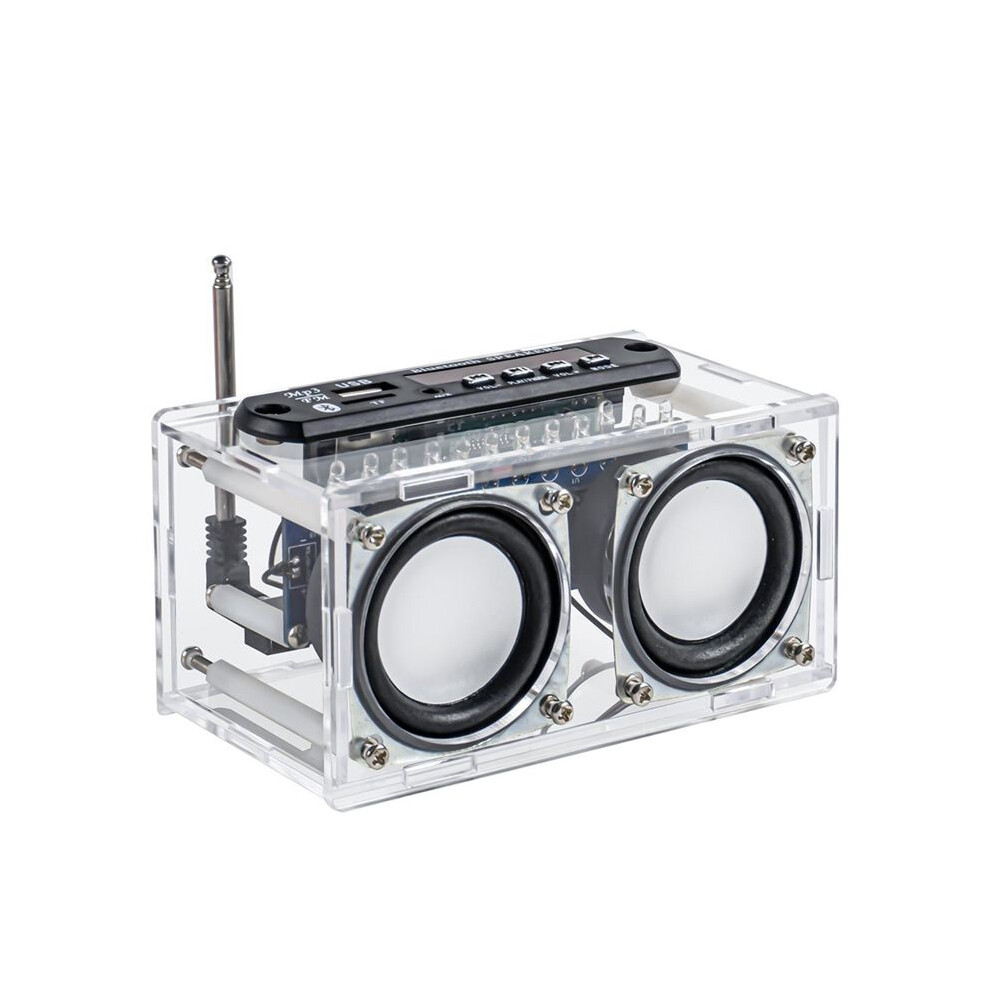 Radio Dual Channel Speaker Amplifier Production Kit Fm Spectrum Lamp Electronic Diy Welding Circuit 6032234163040