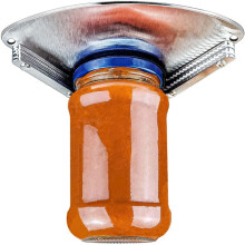 Upgraded JarOpener for Seniors, Under Cabinet Jar Openers for Weak , Jar Lid & Bottle Cap Opener Tool (Only Can Opener)