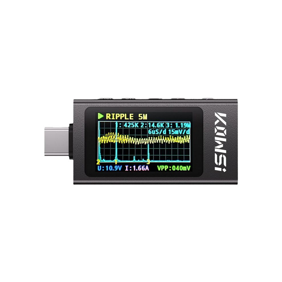 Kowsi Kws-X1 Type-C Tester 3.3-36V 0-12A Digital Voltage Current Detection Meter Ips Display Fast Charging Trigger Meter 6031511757033