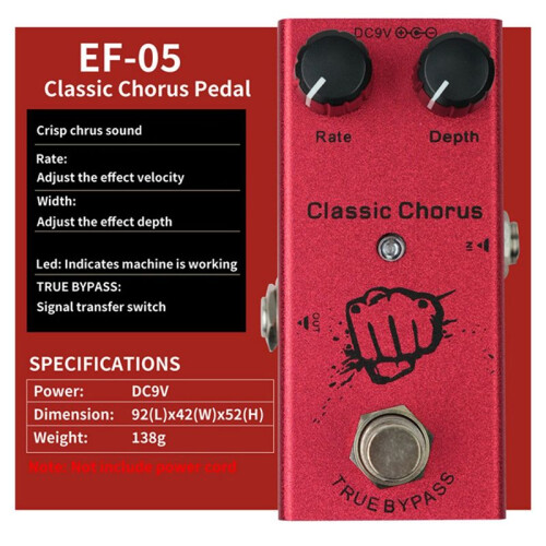 Elektrisk Gitarreffektpedal  Classic Chorus Basgitarrpedaler Classic Chorus 1