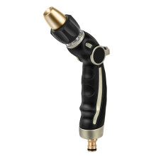 RESTMO Hose Pipe Spray Gun High Pressure, Heavy Duty Pure Brass Nozzle Head, Metal Hand Sprayer for Car Washing, Garden Cleaning, Lawn and Plant