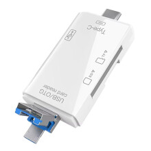 OTG TF Type C Micro- Card Reader Type C to Usb Otg Adapter 6 In1 USB 2.0 TF Card USB Flash Drive Card Reader A