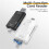 OTG  TF Type C Micro- Card Reader Type C to Usb Otg Adapter 6 In1 USB 2.0 TF Card USB Flash Drive Card Reader A 5