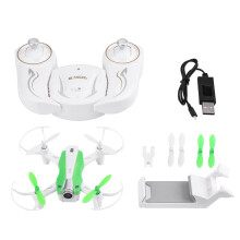 Bréagán Quadcopter Dearg, Luas Inchoigeartaithe 3D Smeach Spraoi do Pháistí agus do Thosaitheoirí, Mini Drón le Rialú Fóin Wifi agus Tarchur