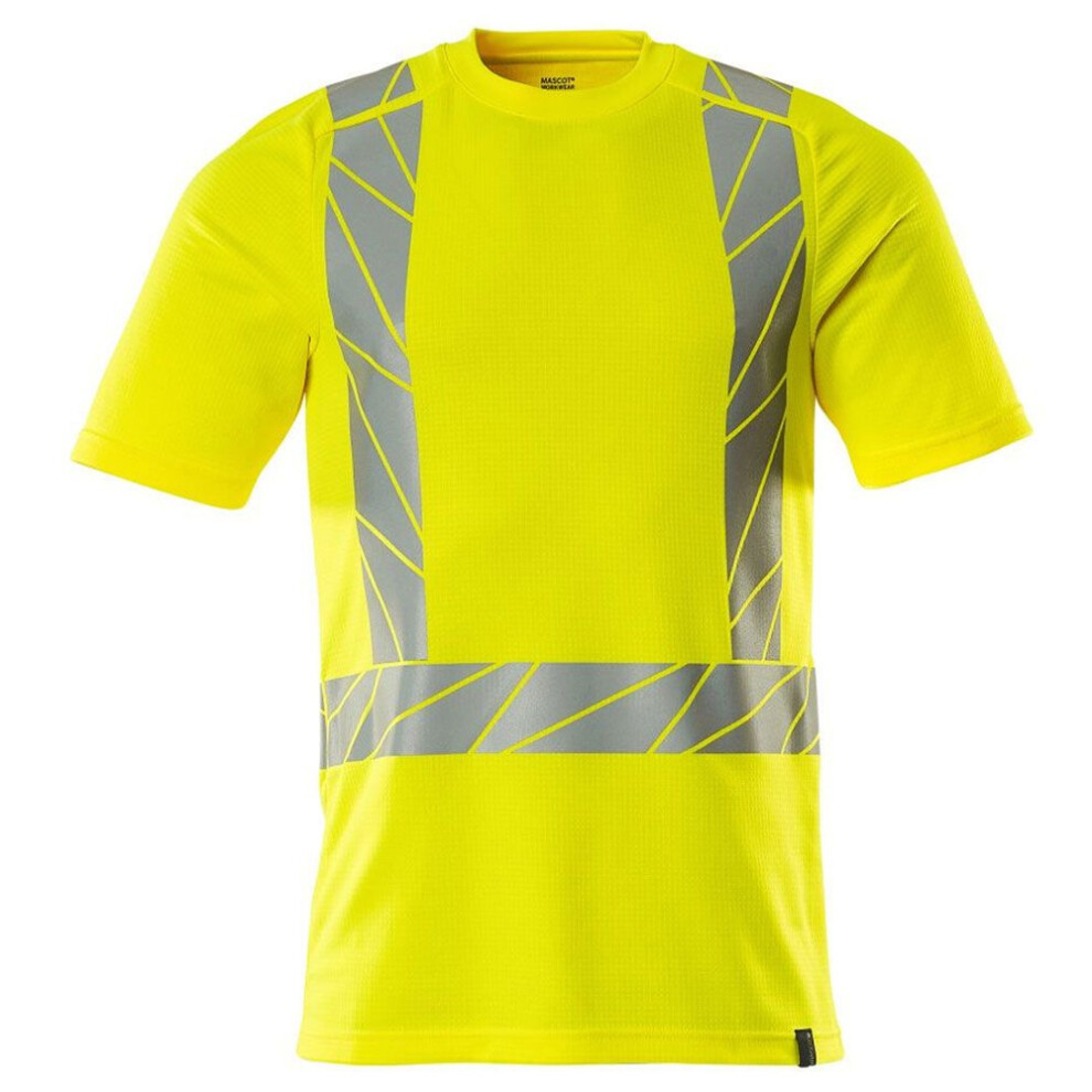 (3Xl, Hi Vis Yellow) Mascot Mens Accelerate Safe Hi-Vis T-Shirt 5063852825288