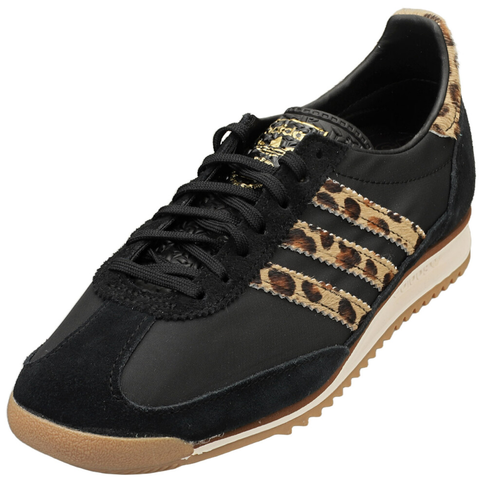 Adidas (4.5) Sl 72 Og Womens Fashion Trainers In Leopard Black